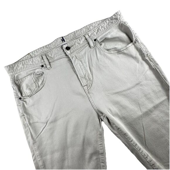 Johnnie-O Hugo Classy Pant Men 38x30 Light Khaki 5-Pocket Stretch Chino Perform - Picture 1 of 9